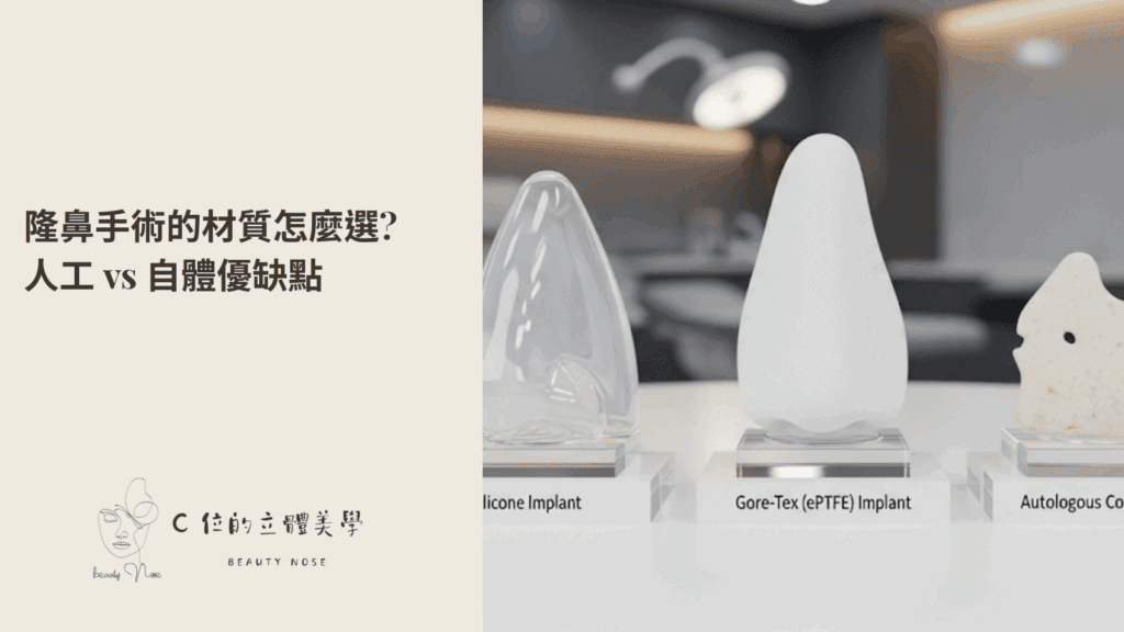 隆鼻手術的材質介紹