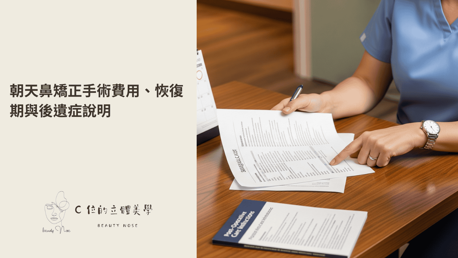 朝天鼻矯正手術費用、恢復期與後遺症說明