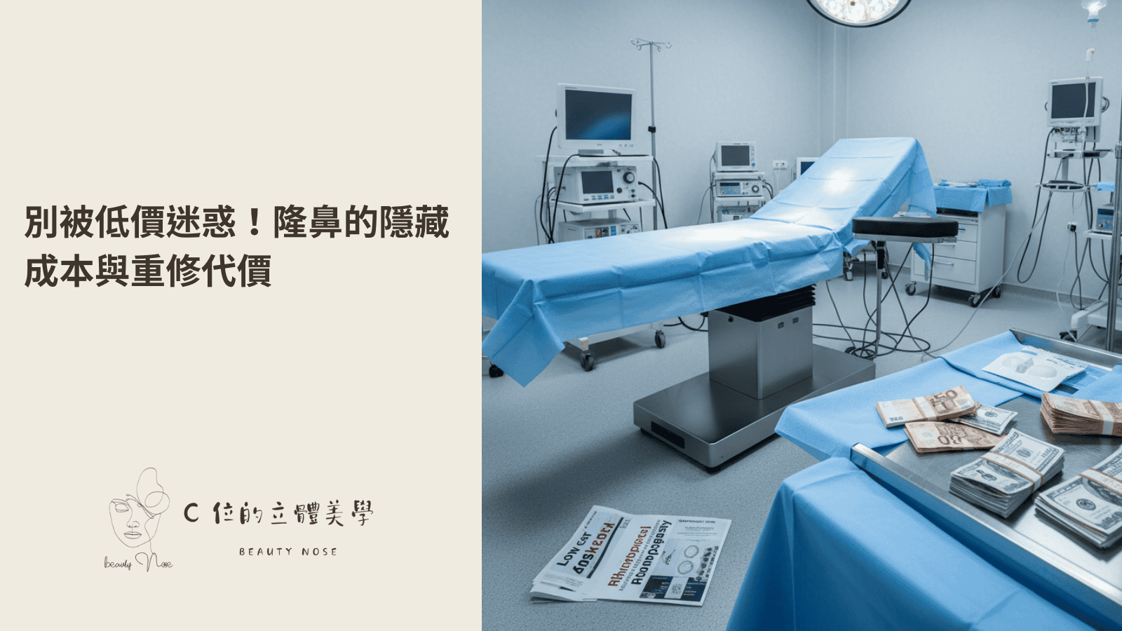 別被低價迷惑!隆鼻的隱藏成本與重修代價